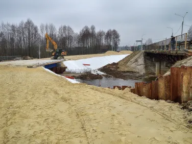 В нашем округе возводятся новые мосты